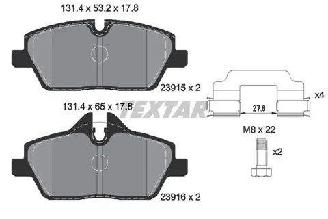 PLOCICE PREDNJE - BMW 1 E87/MINI