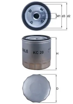 FILTER GORIVA - TRANSIT 2.4D  -10.86