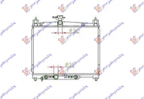 HLADNJAK MOTORA 1.0i 16V Vti (AUTO) (35x49) (VALEO)