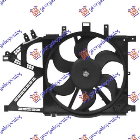 VENTILATOR KOMPLET (390mm) (3 PIN)