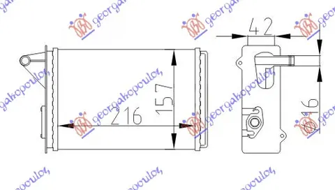 GREJAC KABINE 216x157 (BEZ PREKIDACA)