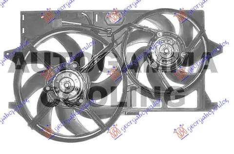 VENTILATOR (DUPLI) KOMPLET (BENZIN/DIZEL)