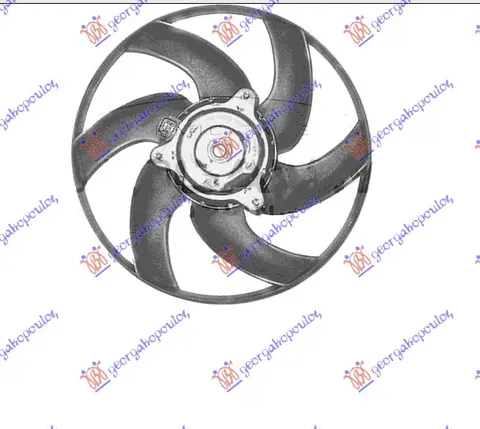 VENTILATOR (MOTOR+ELISA) BENZIN/DIZEL (340mm)