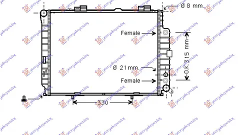 HLADNJAK MOTORA 3.0 DIZEL (AUTO) (640x489) (NRF)