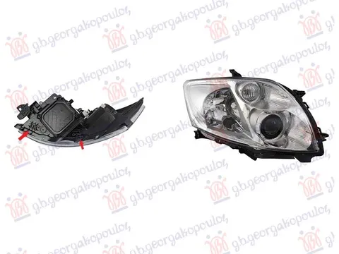 FAR ELEKTRICNI HROM (IKI TIP) (BEZ MOTORA) (DEPO)