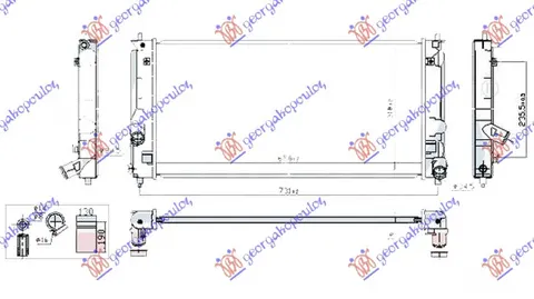 HLADNJAK MOTORA 1.8 16V VVTI (65x31.8)