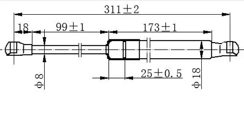 AMORTIZER HAUBE (311L-400N)