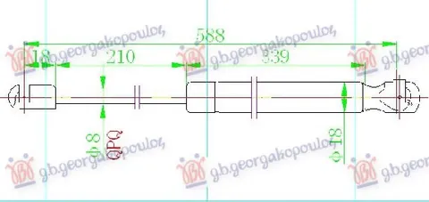 AMORTIZER HAUBE (589L-360N)