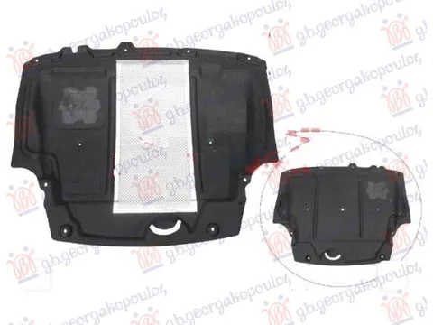 ZASTITA MOTORA PREDNJA PLASTICNA (SA ALUMINIJUMOM)