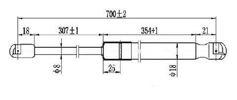 AMORTIZER HAUBE (700L-260N)