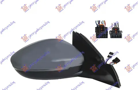 RETROVIZOR ELEK. SA GREJ. PM (ELEK-SKLOPIV) (MIG LED) (SVETLO) (SENZOR) (MRTAV UGAO) (10OTV/10PIN + 4OTV/4PIN) (A KVAL)