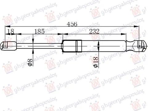 AMORTIZER HAUBE (457L-420N)