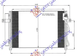 HLADNJAK KLIME 1.5 CRDi (510x350x18)
