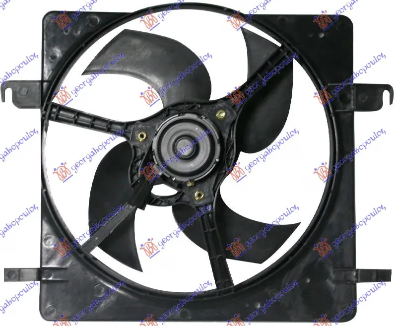 VENTILATOR HLADNJAKA KOMPLET (BENZIN) (-AC)