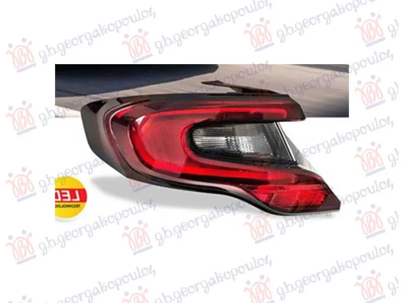 STOP LAMPA SPOLAJSNJA LED (SEDAN) (TURSKA)