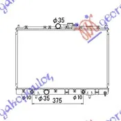 HLADNJAK MOTORA 1.8/2.0cc (AUTO) (+/-AC) (42.5x65.8) (KOYO)