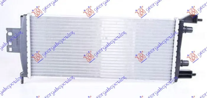 HLADNJAK MOTORA DODATNI 1.5 TDCi DIZEL HIBRID (460x210x16) (NRF)